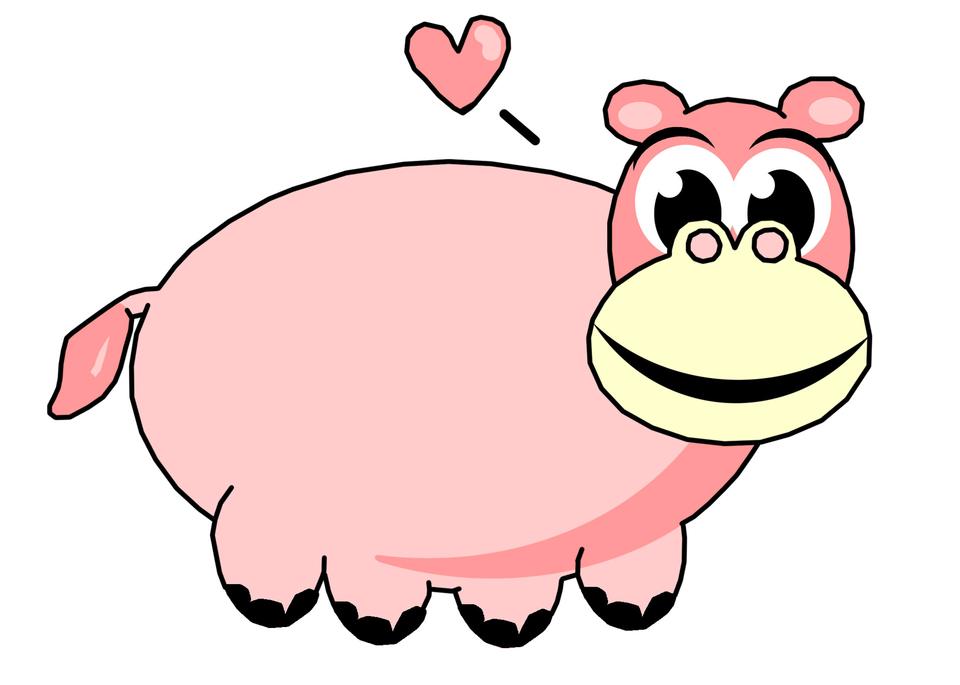 Free download high resolution image - free image free photo free stock image public domain picture  Pink Hippo Clip Art