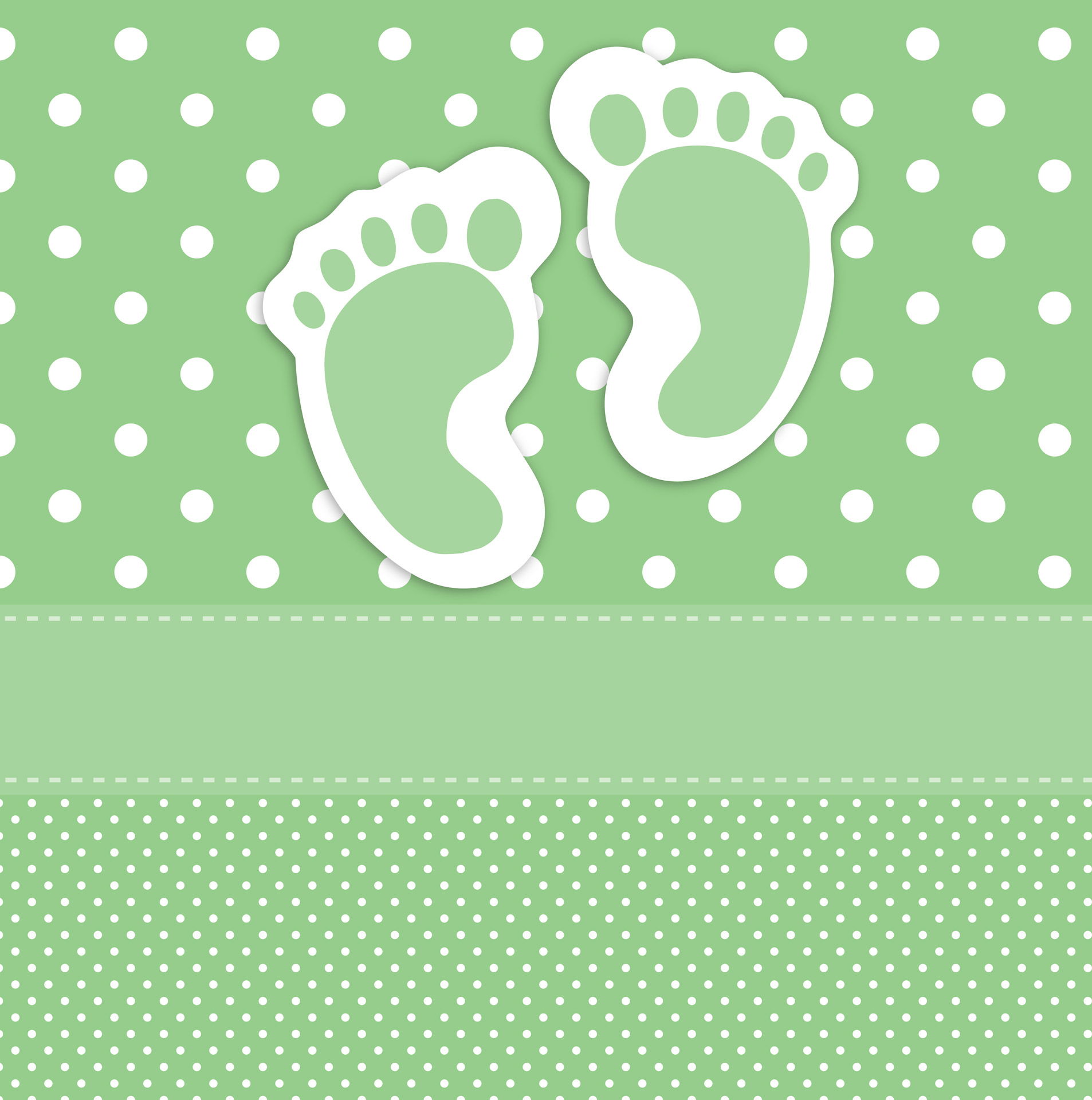 Free download high resolution image - free image free photo free stock image public domain picture -Baby Footprints Card Template