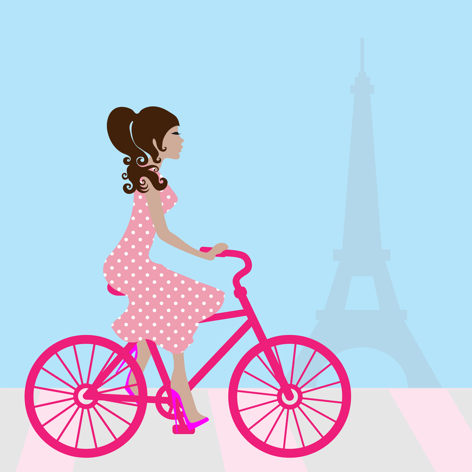 Free download high resolution image - free image free photo free stock image public domain picture -Girl Cycling In Paris