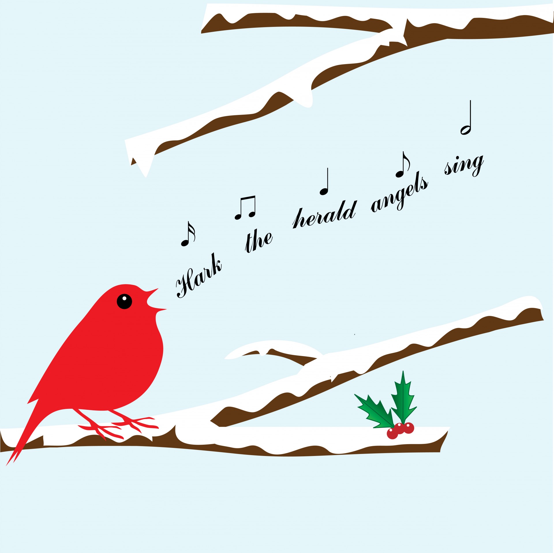 Free download high resolution image - free image free photo free stock image public domain picture -Christmas Bird Singing Card