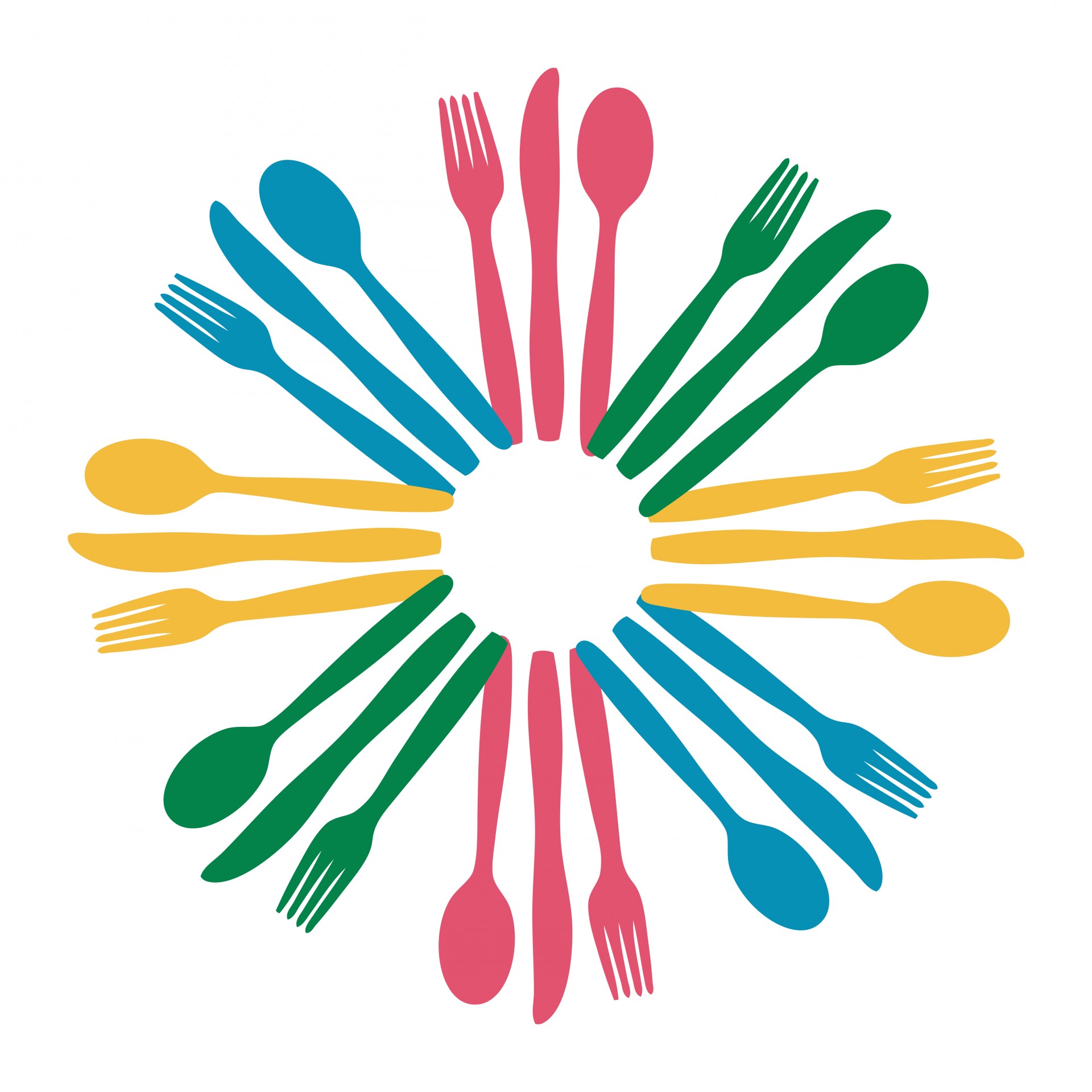 Free download high resolution image - free image free photo free stock image public domain picture -Colorful Cutlery Logo Clipart