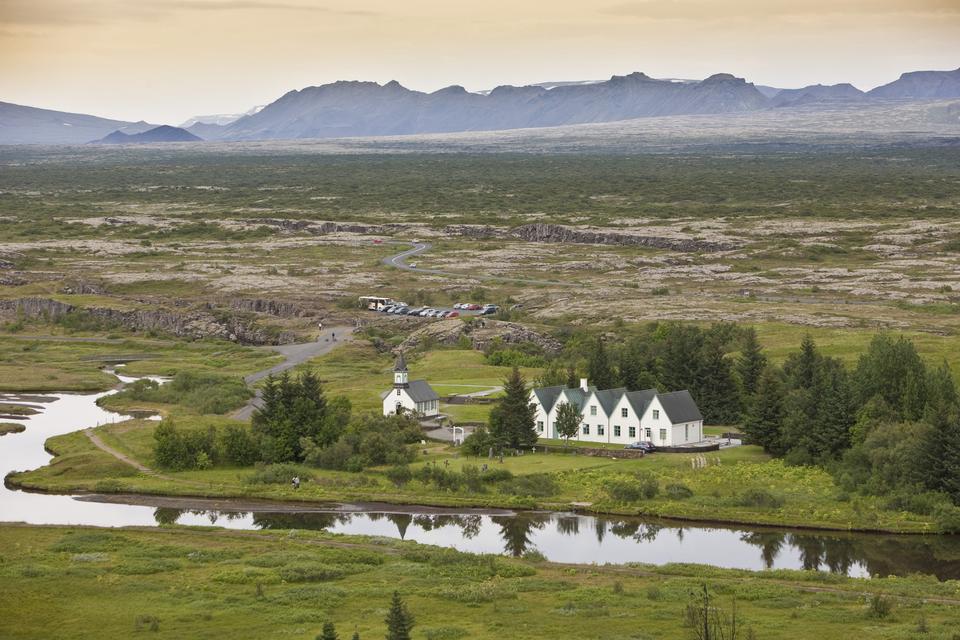 Free download high resolution image - free image free photo free stock image public domain picture  Typical Rural Icelandic church, cemetery and houses