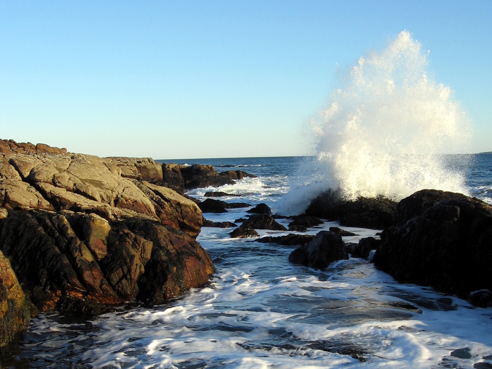 Free download high resolution image - free image free photo free stock image public domain picture -A wave crashes into the rocks at Ship Harbor