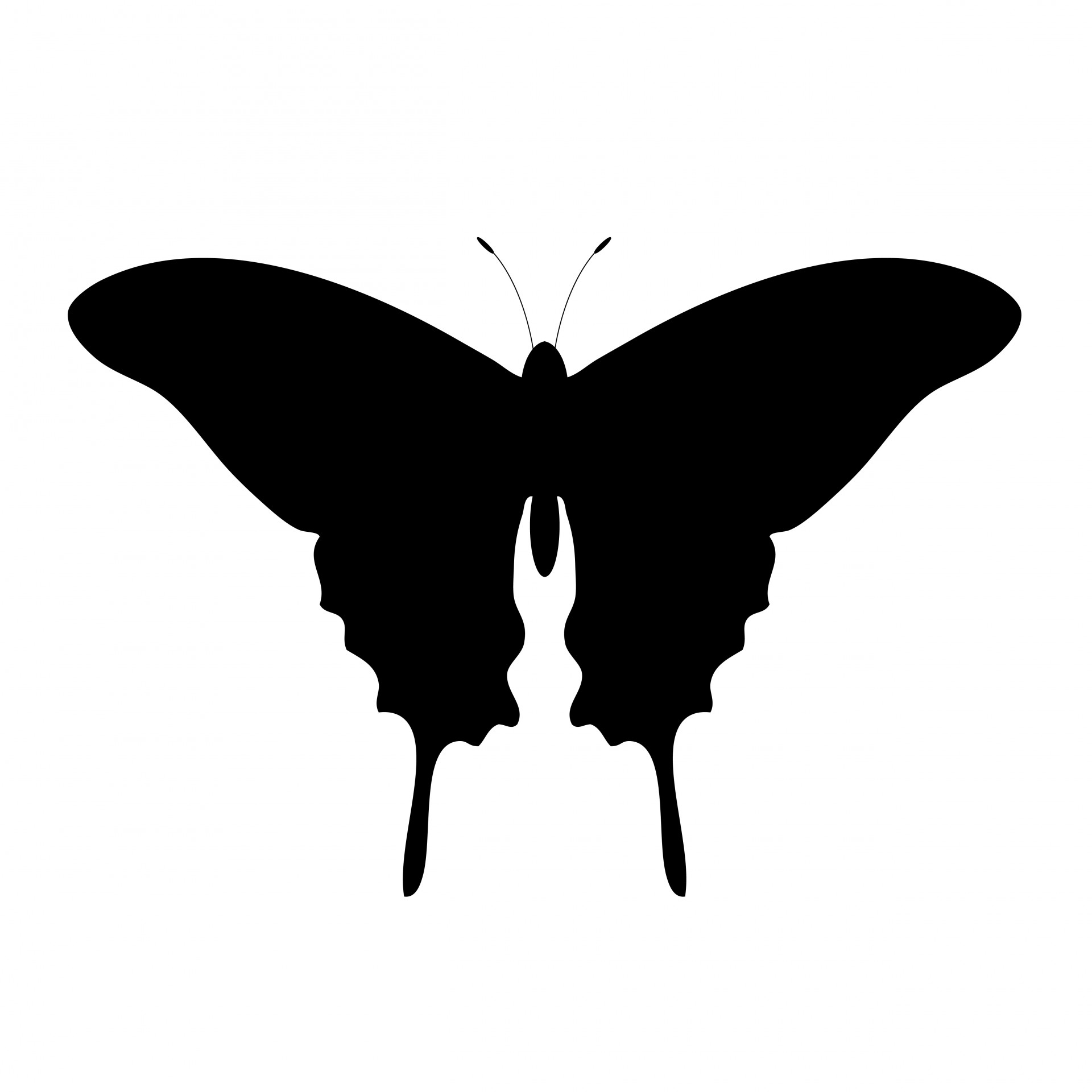 Free download high resolution image - free image free photo free stock image public domain picture -Butterfly Silhouette Clipart