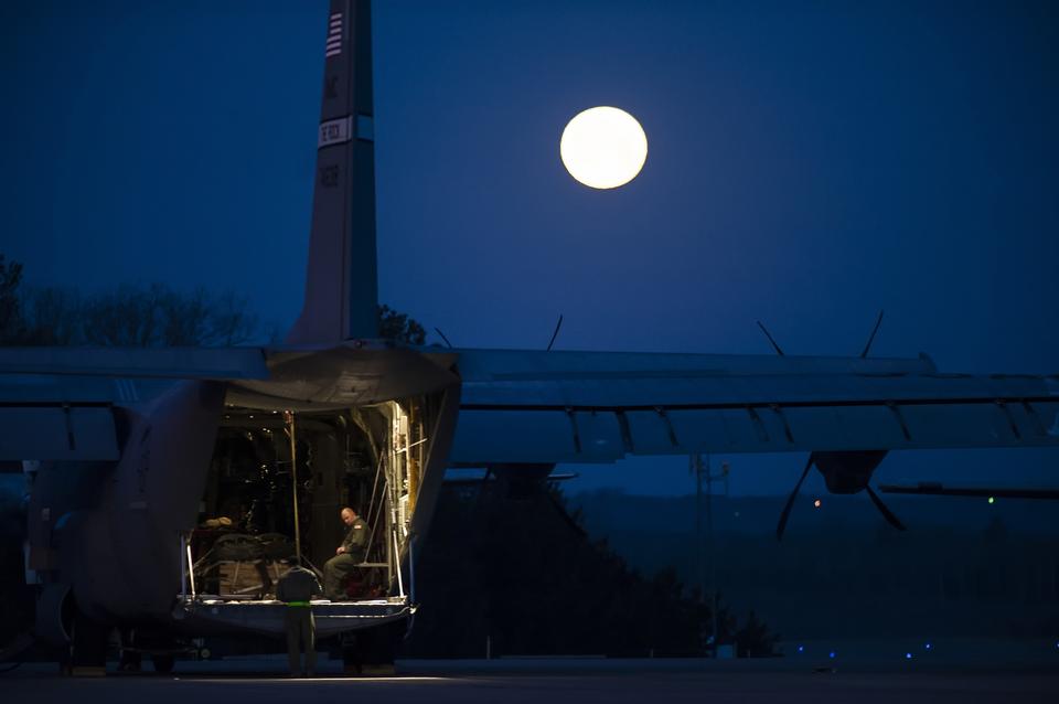 Free download high resolution image - free image free photo free stock image public domain picture  Beneath the light of a full moon, Airmen