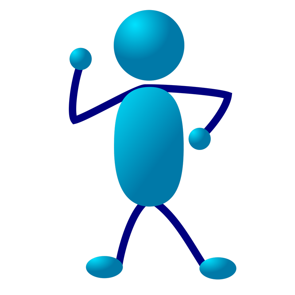 Free download high resolution image - free image free photo free stock image public domain picture  Illustration Of A Dancing Cartoon Blue Man