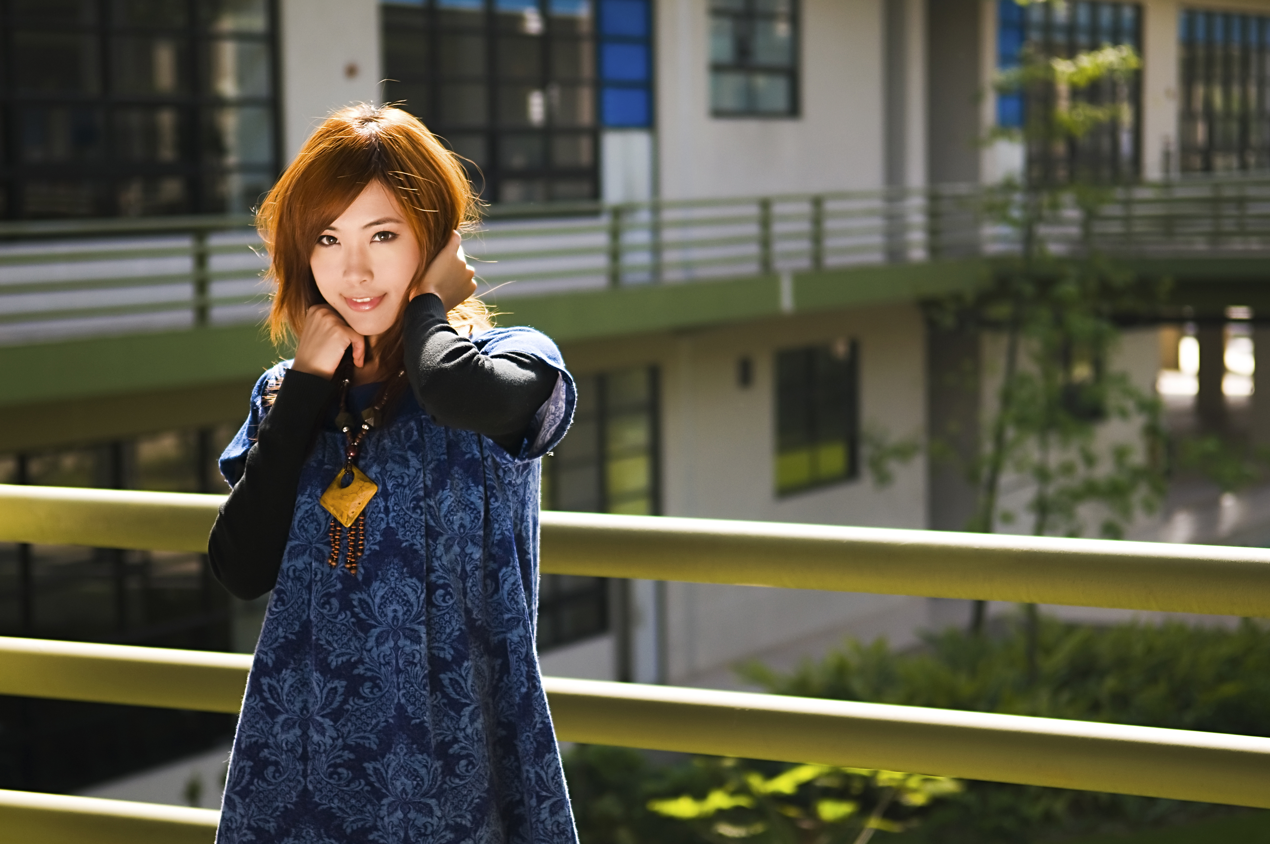 Free download high resolution image - free image free photo free stock image public domain picture -A Beautiful Japanese Girl Posing Against A Railing