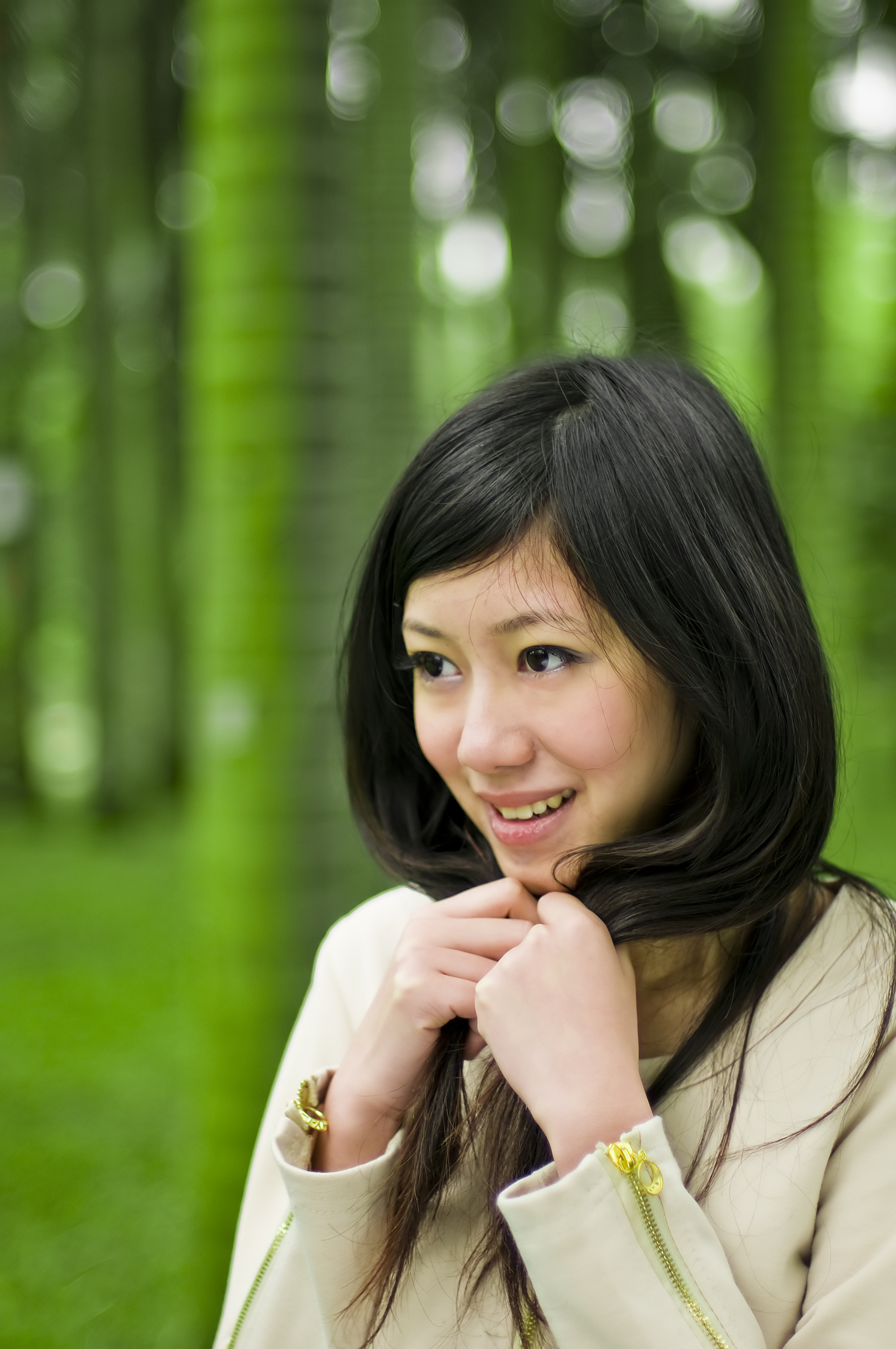 Free download high resolution image - free image free photo free stock image public domain picture -Chinese Girl Posing In The Woods