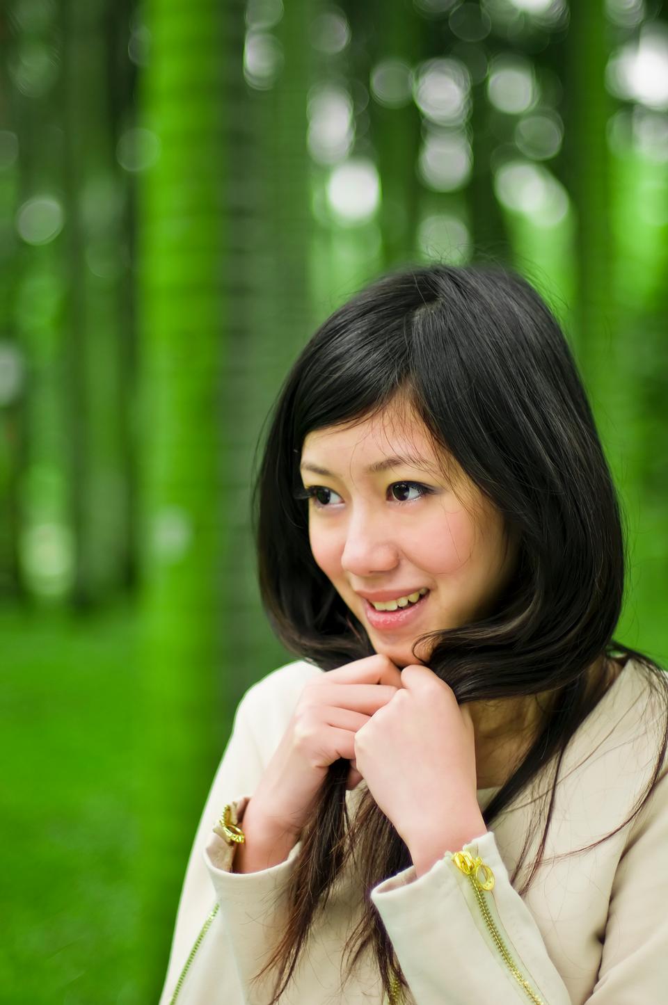 Free download high resolution image - free image free photo free stock image public domain picture  Chinese Girl Posing In The Woods