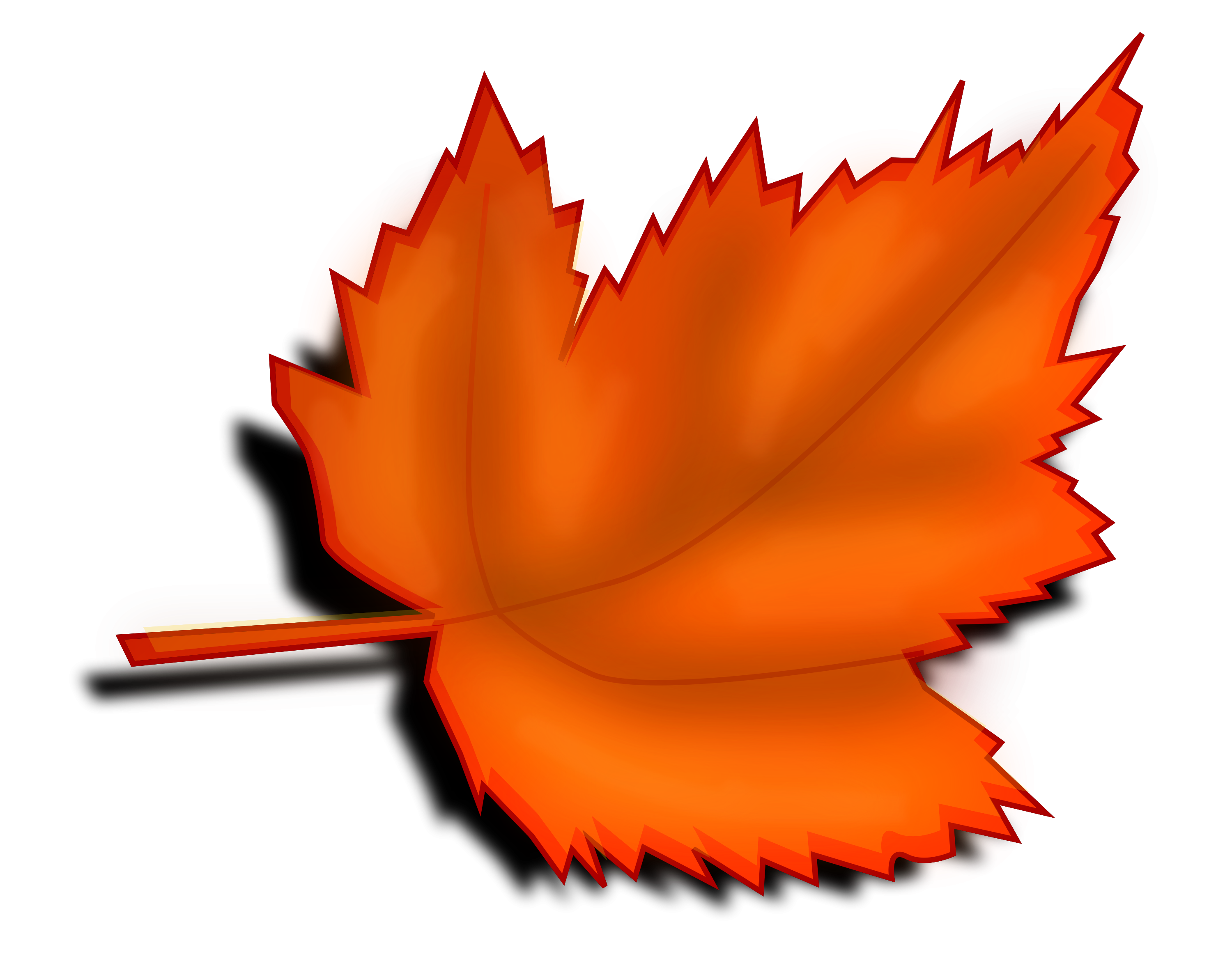 Free download high resolution image - free image free photo free stock image public domain picture -Illustration Of An Orange Autumn Leaf