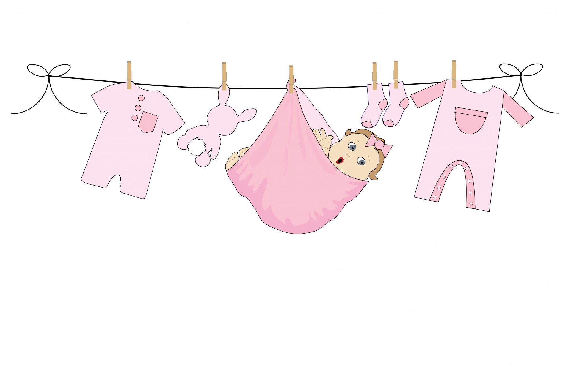 Free download high resolution image - free image free photo free stock image public domain picture -Baby Girl Clothes Line