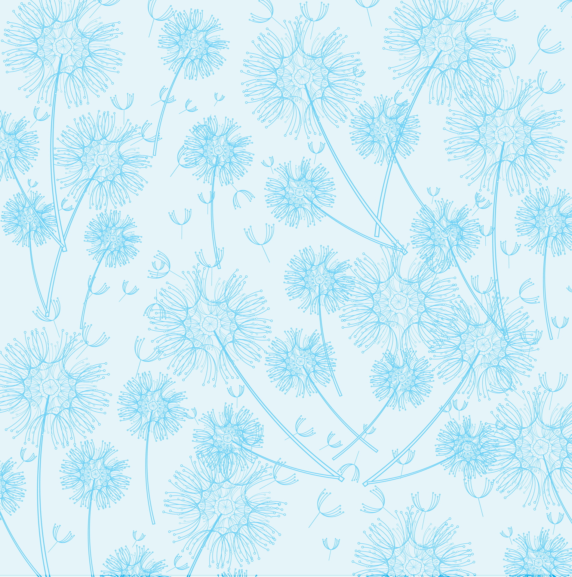 Free download high resolution image - free image free photo free stock image public domain picture -Blue dandelions wallpaper background for scrapbooking