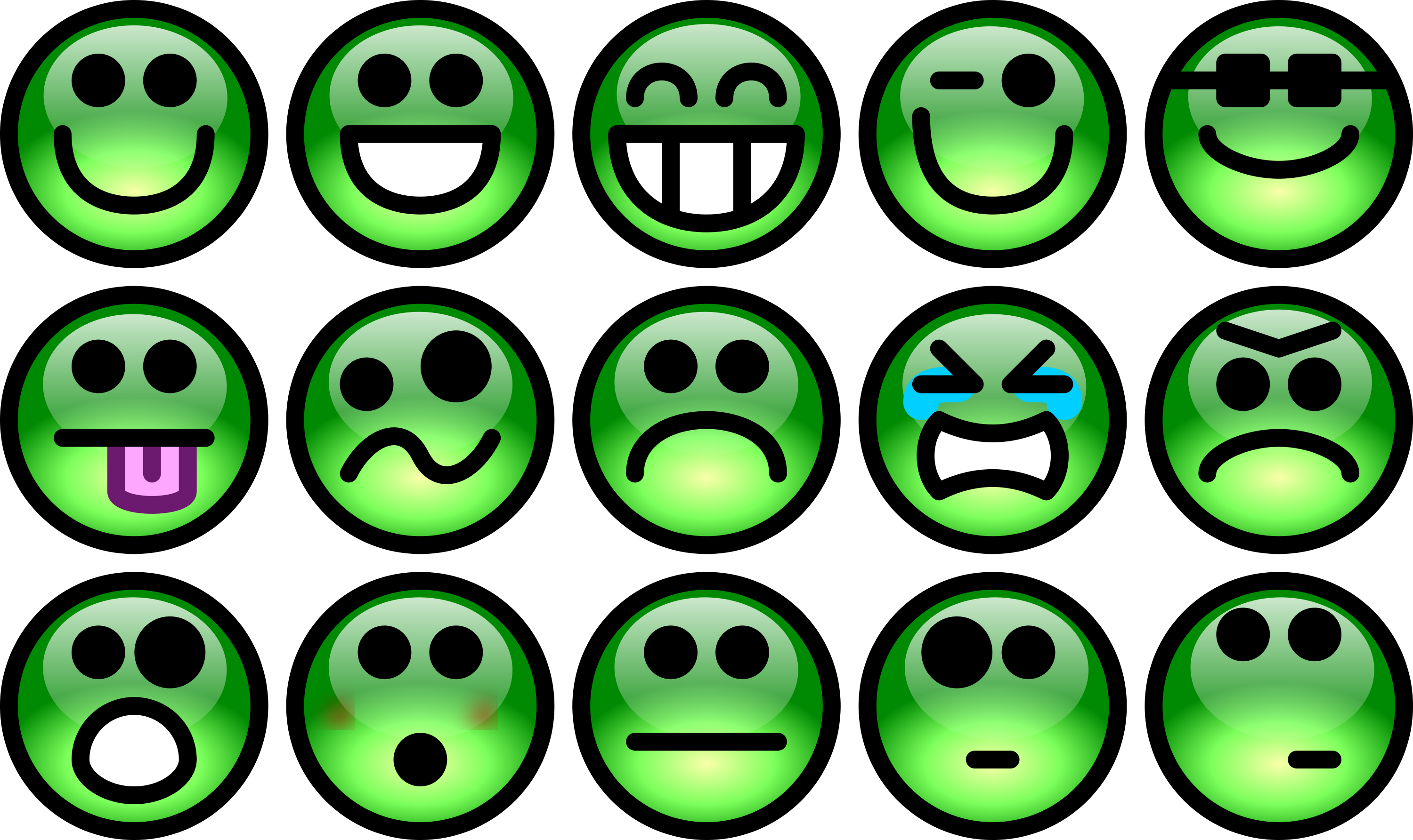 Free download high resolution image - free image free photo free stock image public domain picture -Collection Of Green Smiley Faces