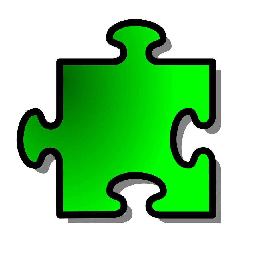 Free download high resolution image - free image free photo free stock image public domain picture  Illustration Of A Green Puzzle Piece