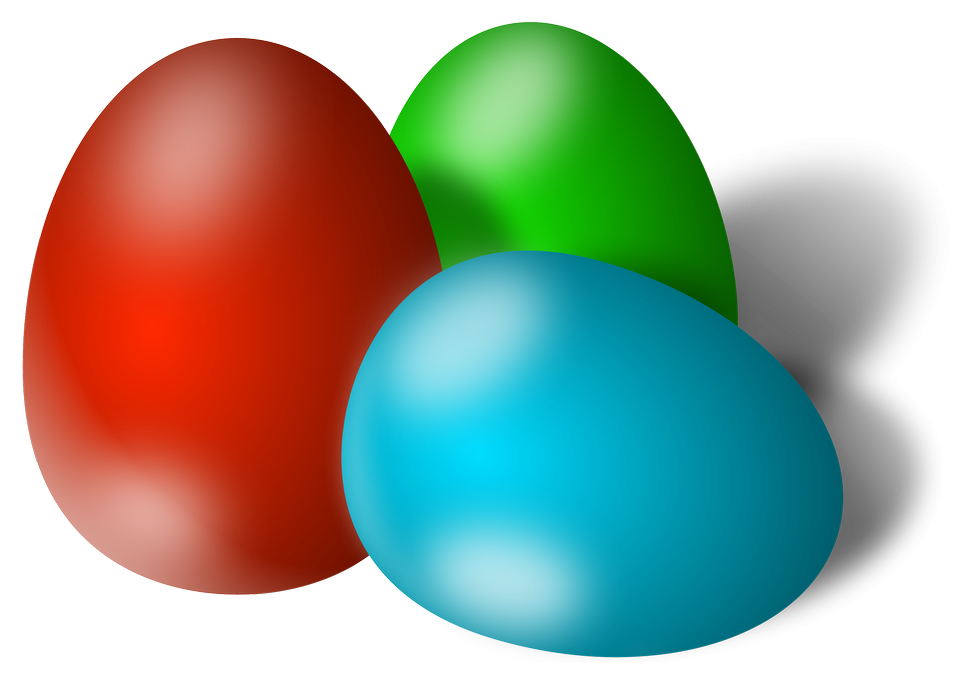 Free download high resolution image - free image free photo free stock image public domain picture  Illustration Of Three Colored Easter Eggs