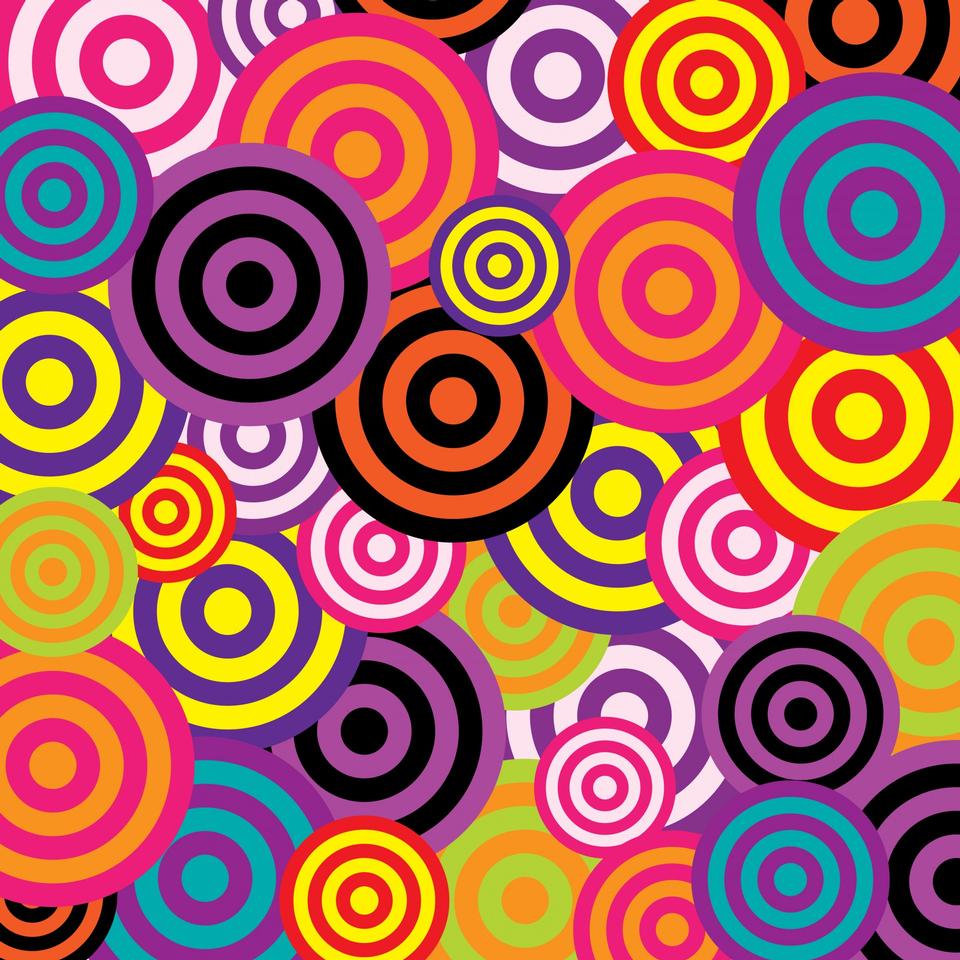 Free download high resolution image - free image free photo free stock image public domain picture  Retro Circles 60s Colorful