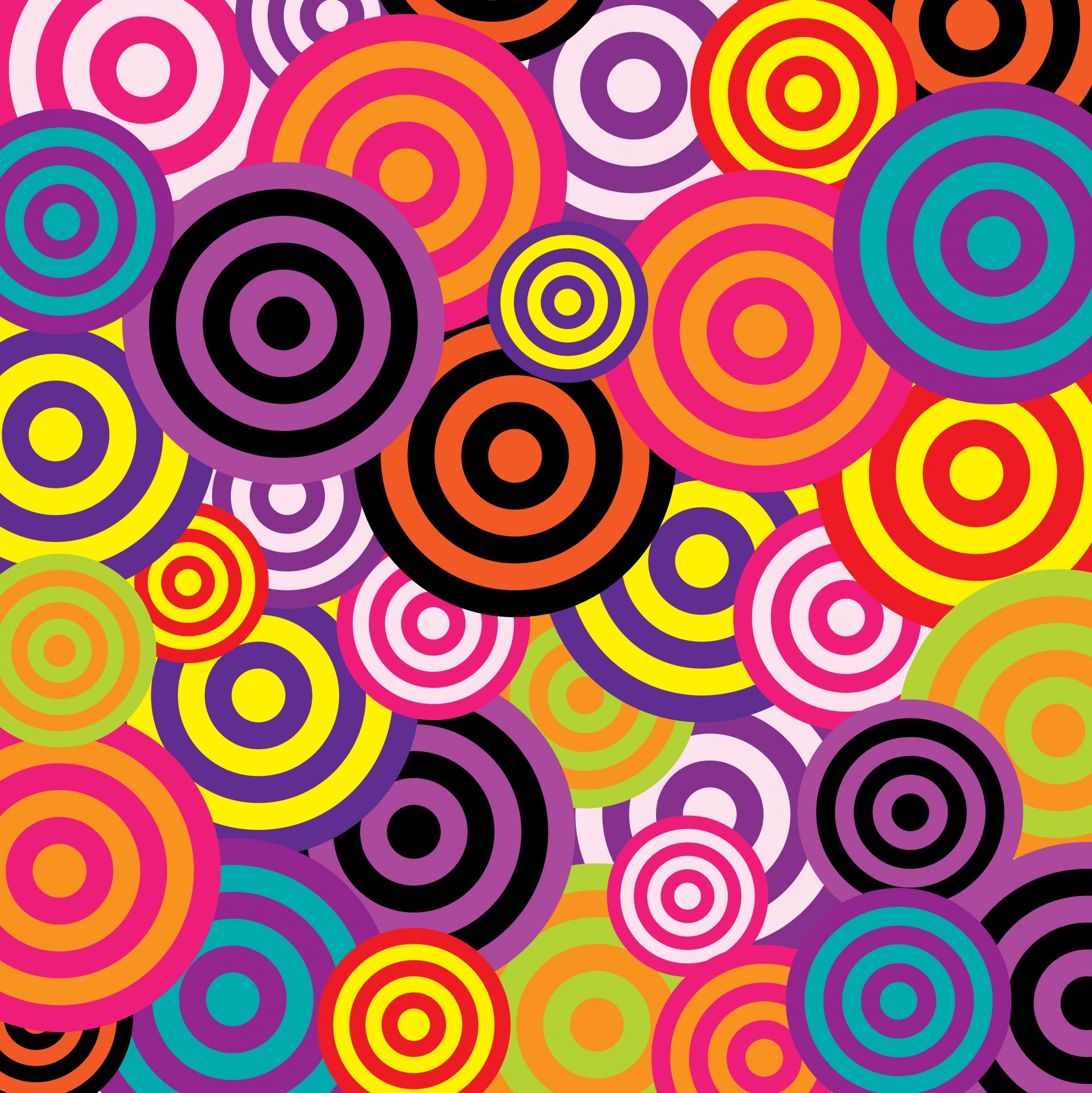 Free download high resolution image - free image free photo free stock image public domain picture -Retro Circles 60s Colorful