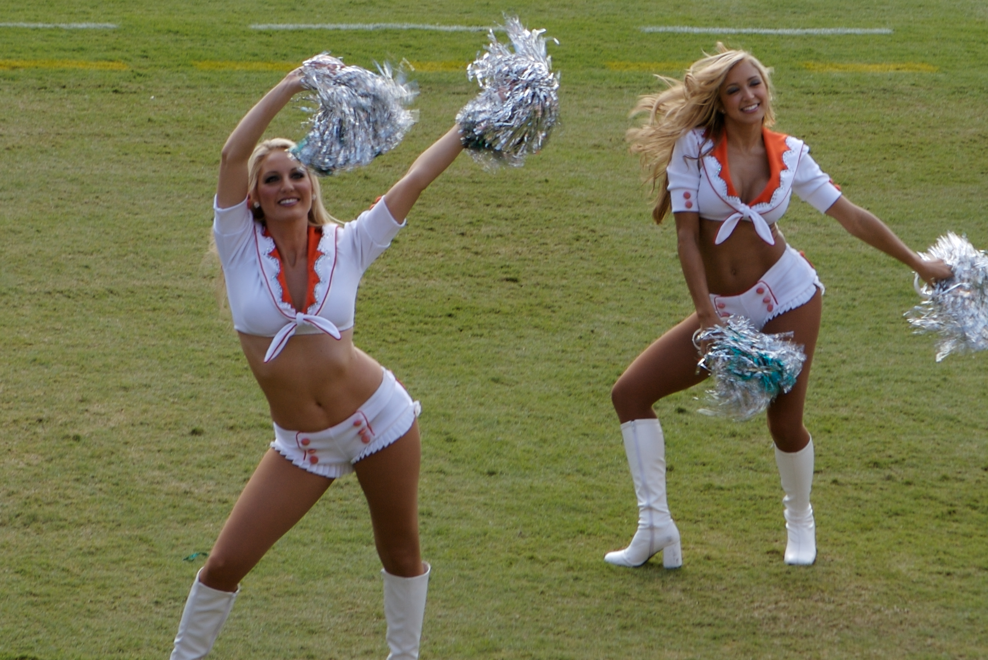 Free download high resolution image - free image free photo free stock image public domain picture -Two Miami Dolphins Cheerleaders