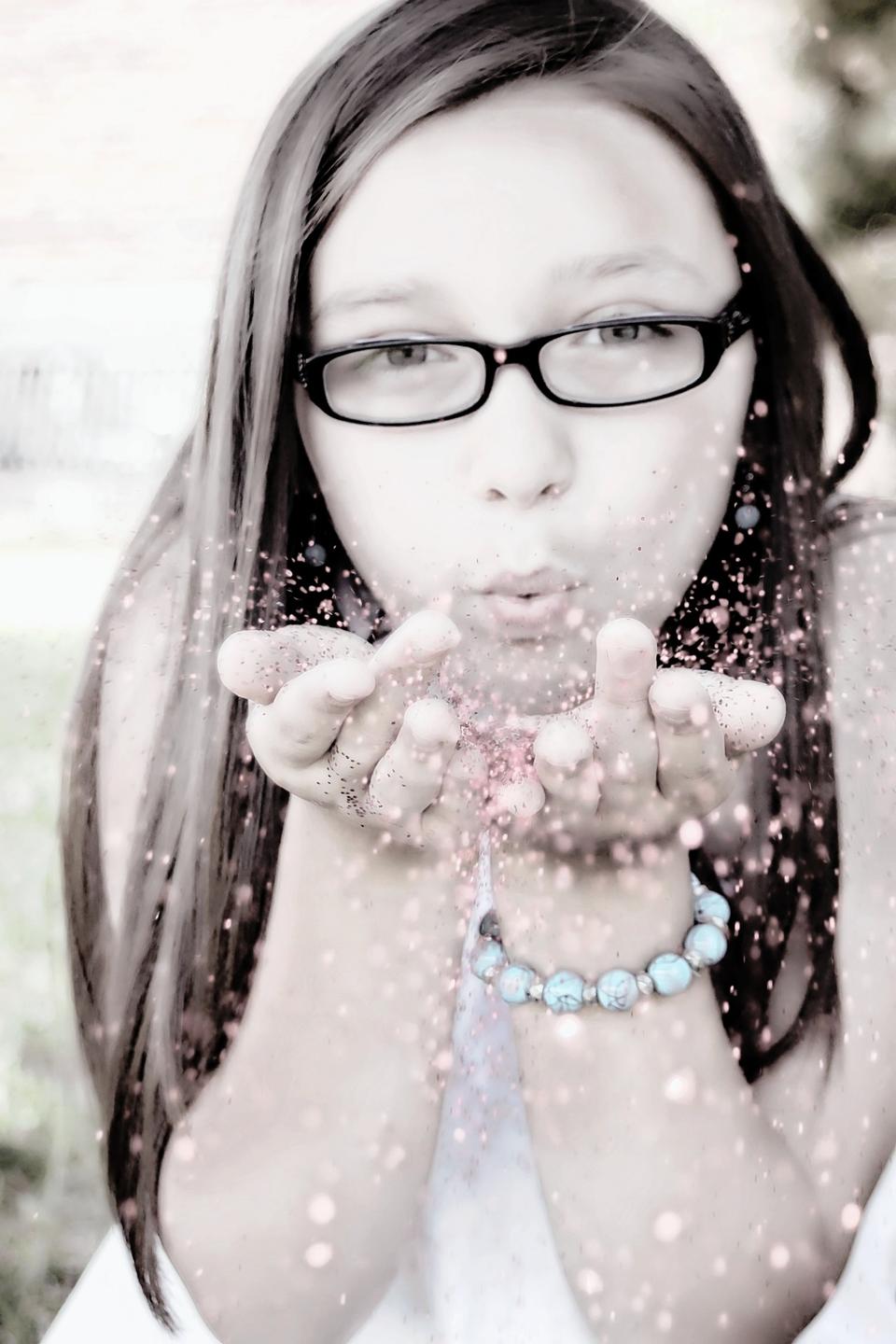 Free download high resolution image - free image free photo free stock image public domain picture  Beautiful girl blowing gold glitter