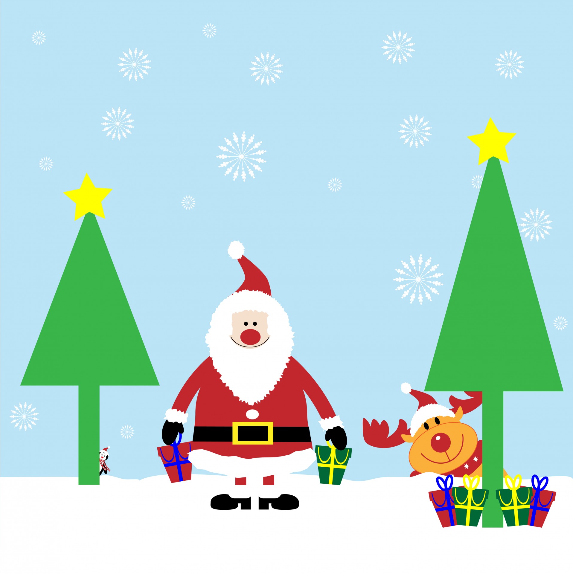 Free download high resolution image - free image free photo free stock image public domain picture -Christmas Santa Cartoon Card