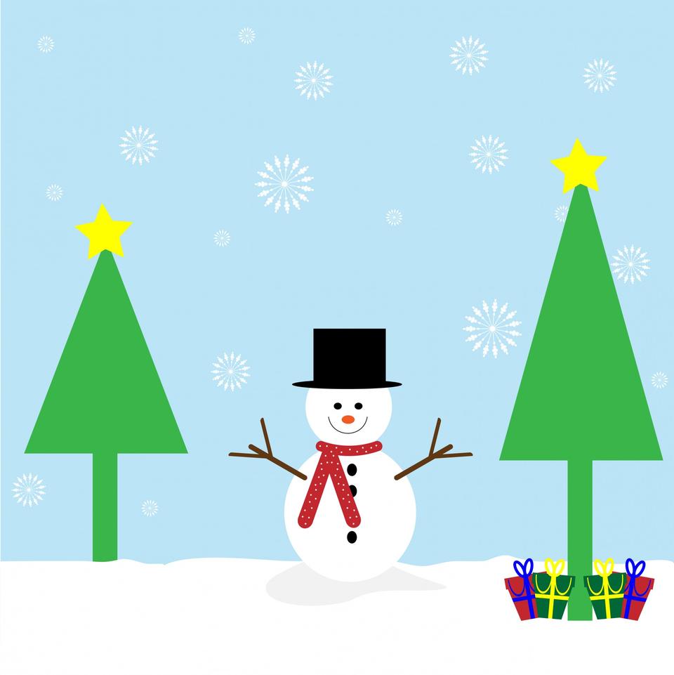 Free download high resolution image - free image free photo free stock image public domain picture  Christmas Snowman Card