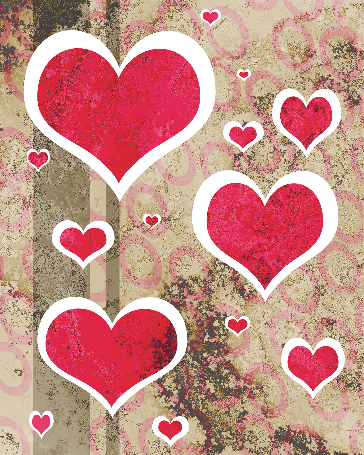 Free download high resolution image - free image free photo free stock image public domain picture -Distressed Hearts Red