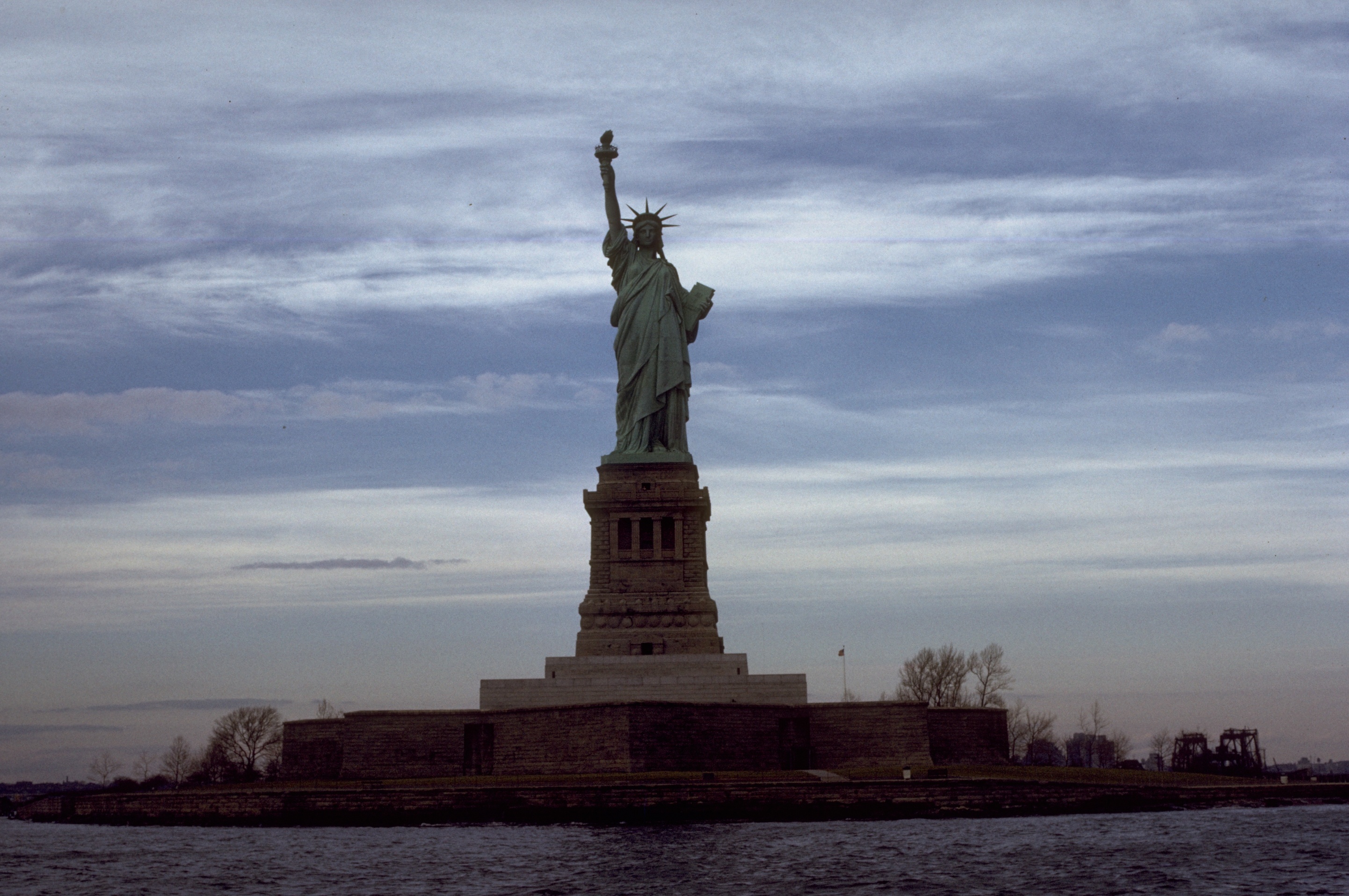 Free download high resolution image - free image free photo free stock image public domain picture -The Statue Of Liberty Monument On Liberty Island At Dusk