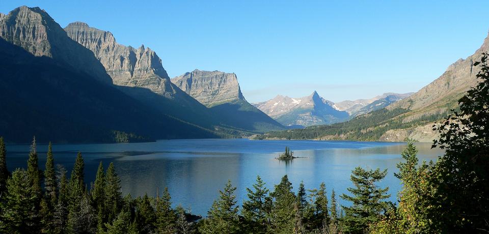 Free download high resolution image - free image free photo free stock image public domain picture  The upper end of St. Mary Lake and Wild Goose Island