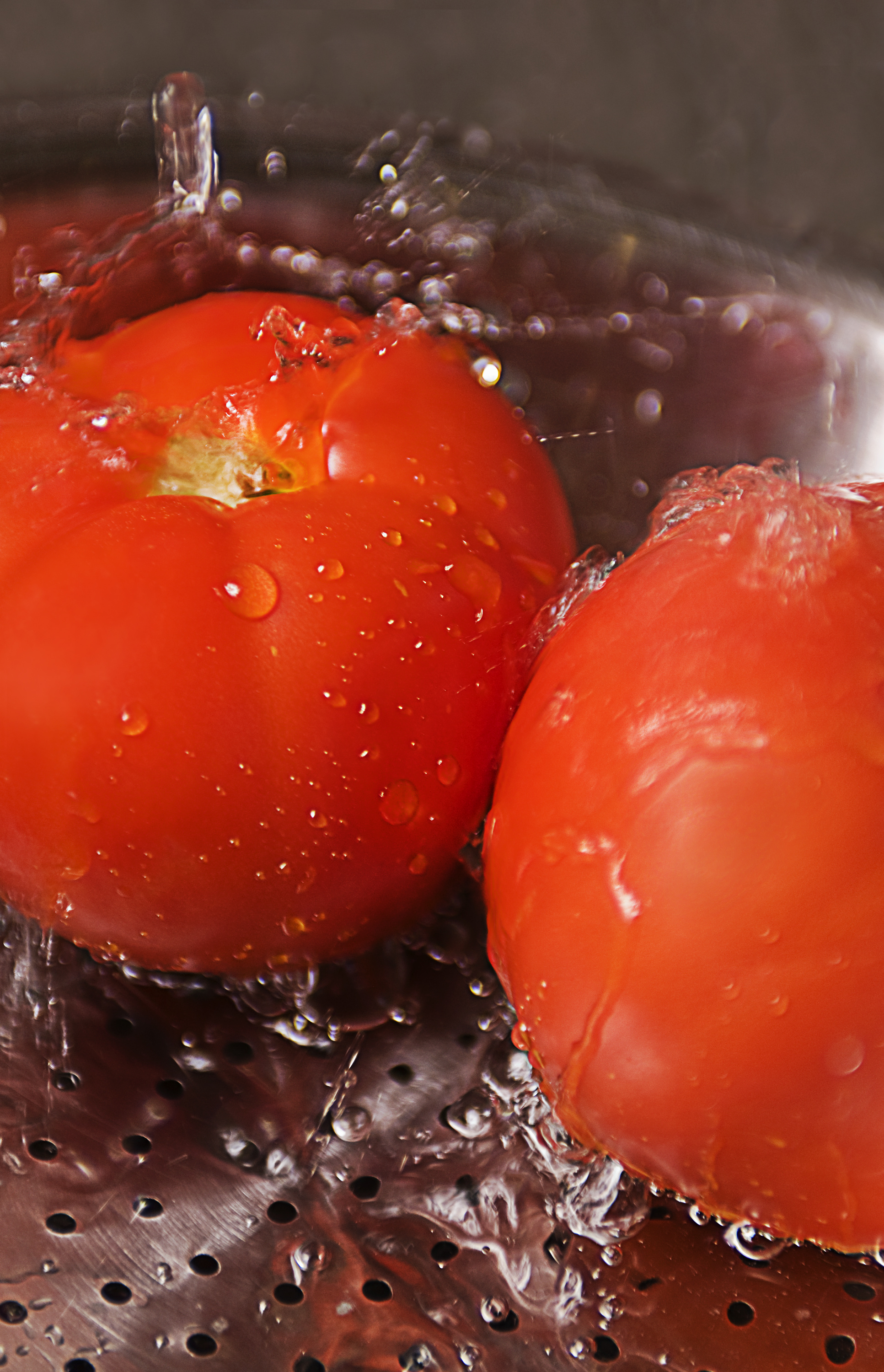 Free download high resolution image - free image free photo free stock image public domain picture -Two Fresh Tomatoes Being Washed Under Running Water