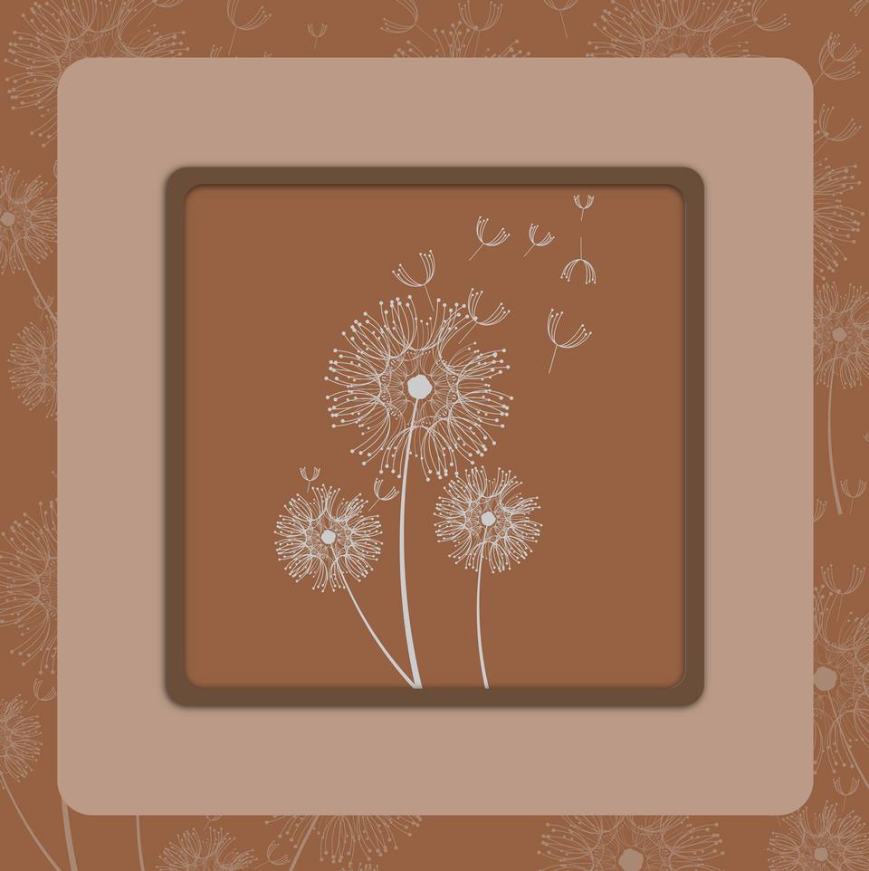 Free download high resolution image - free image free photo free stock image public domain picture  Dandelion Frame Card