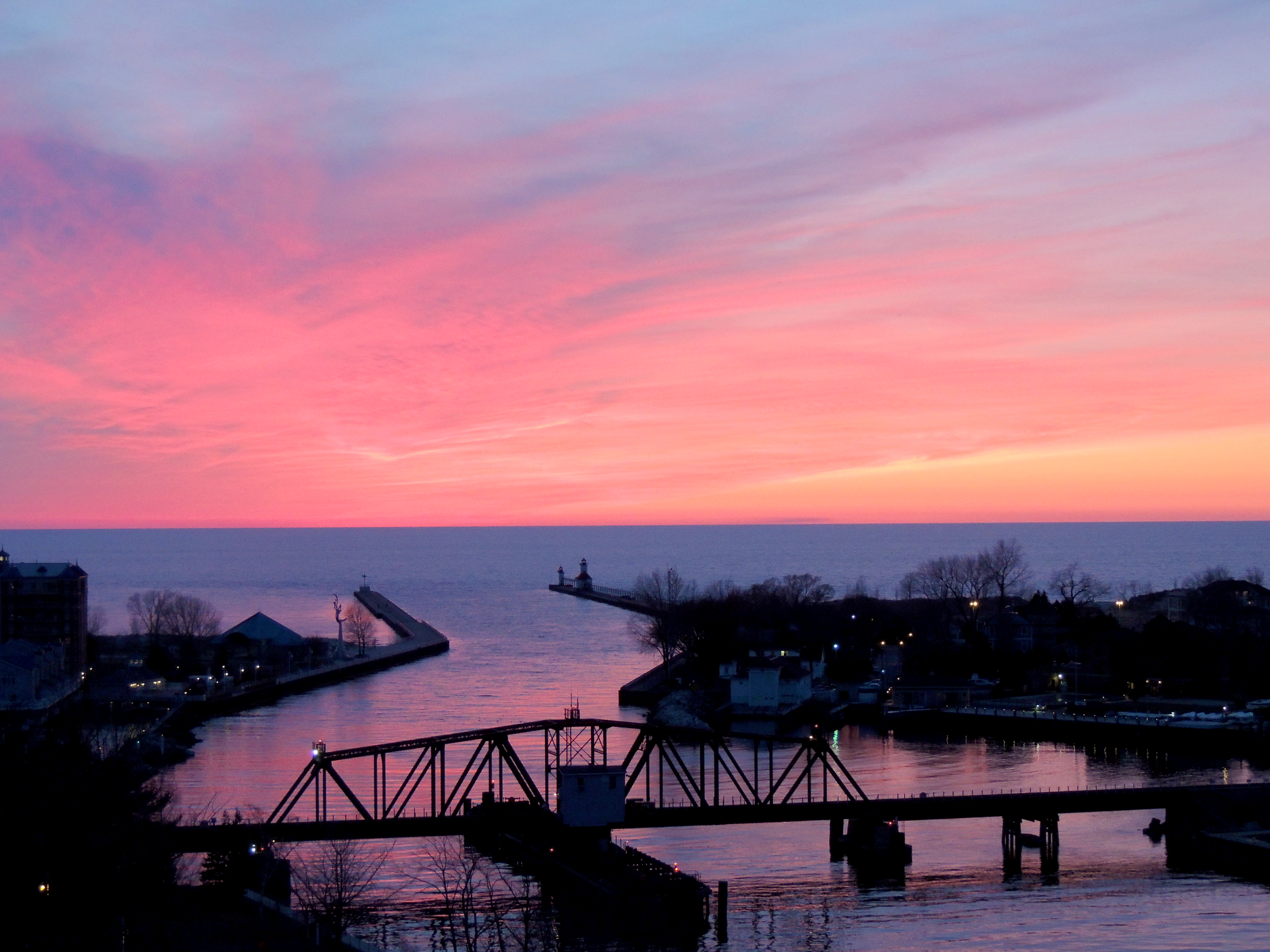 Free download high resolution image - free image free photo free stock image public domain picture -The Sun Setting over Lake Michigan