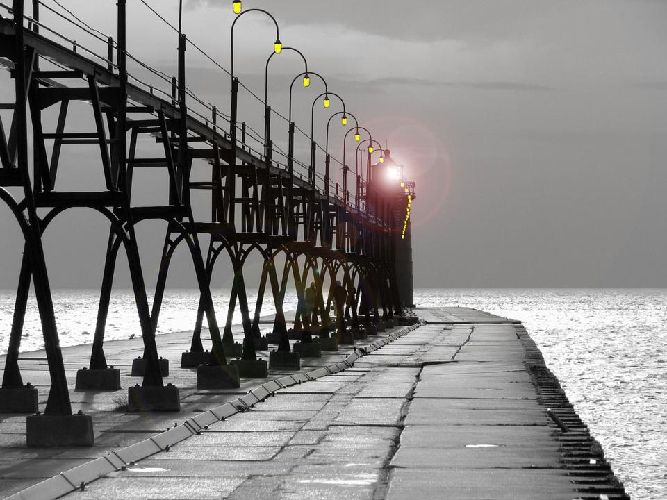 Free download high resolution image - free image free photo free stock image public domain picture  Lighthouse on the south pier in South Haven, MI.