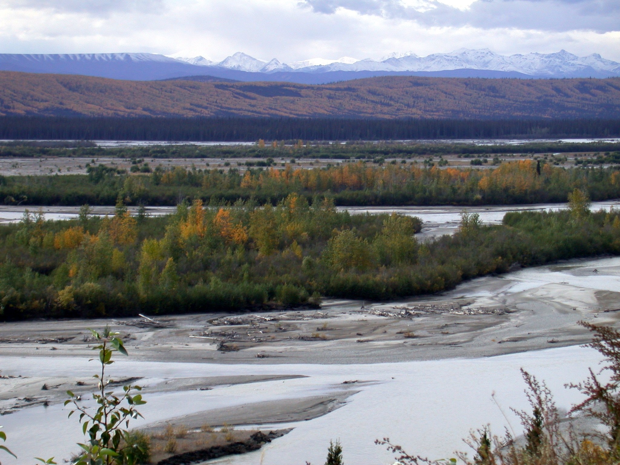 Free download high resolution image - free image free photo free stock image public domain picture -A braided river and snow-covered mountains