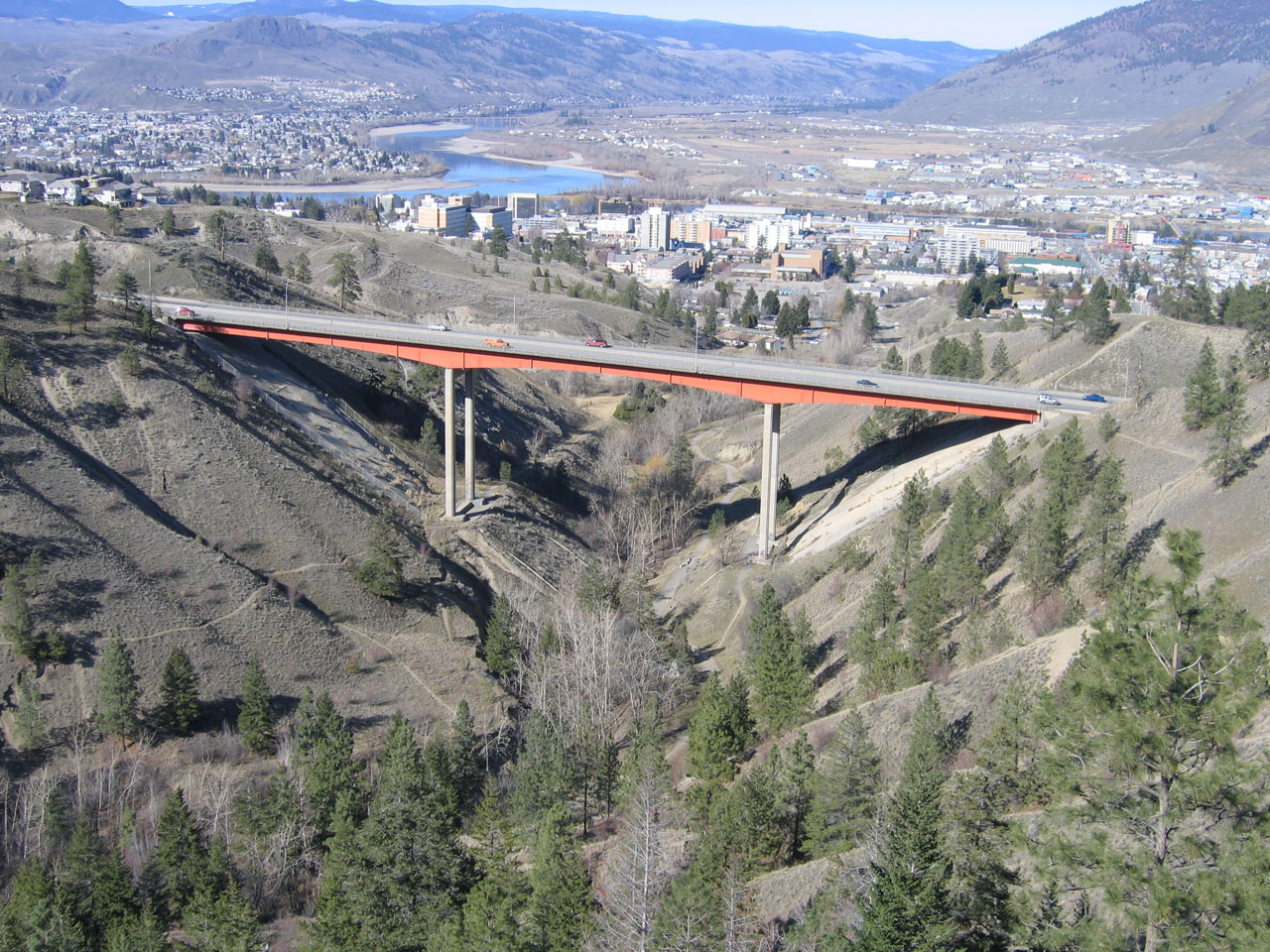 Free download high resolution image - free image free photo free stock image public domain picture -Kamloops, BC, Canada with Peterson Cr Bridge in Foreground