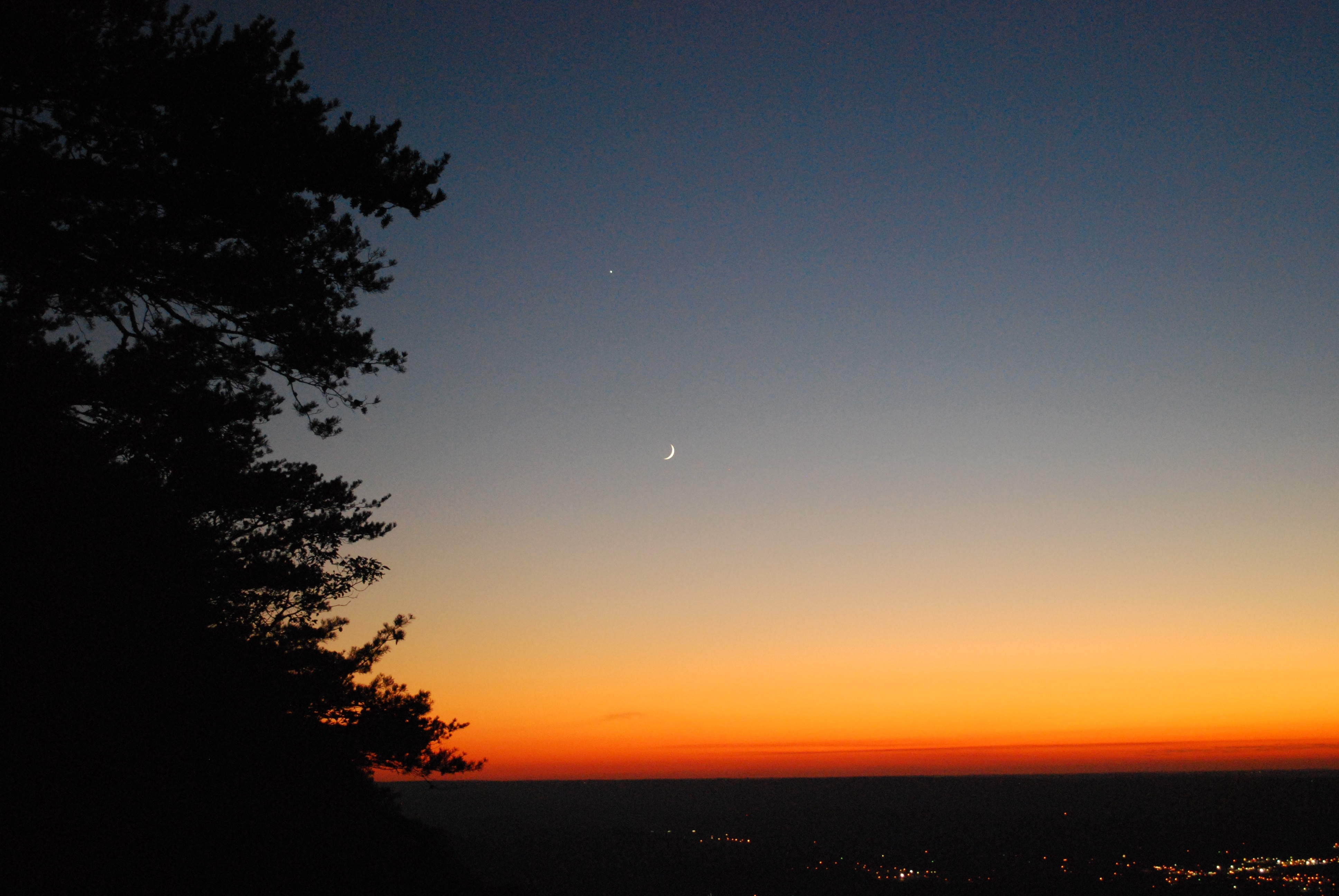 Free download high resolution image - free image free photo free stock image public domain picture -Moon and Venus Trenton, Georgia