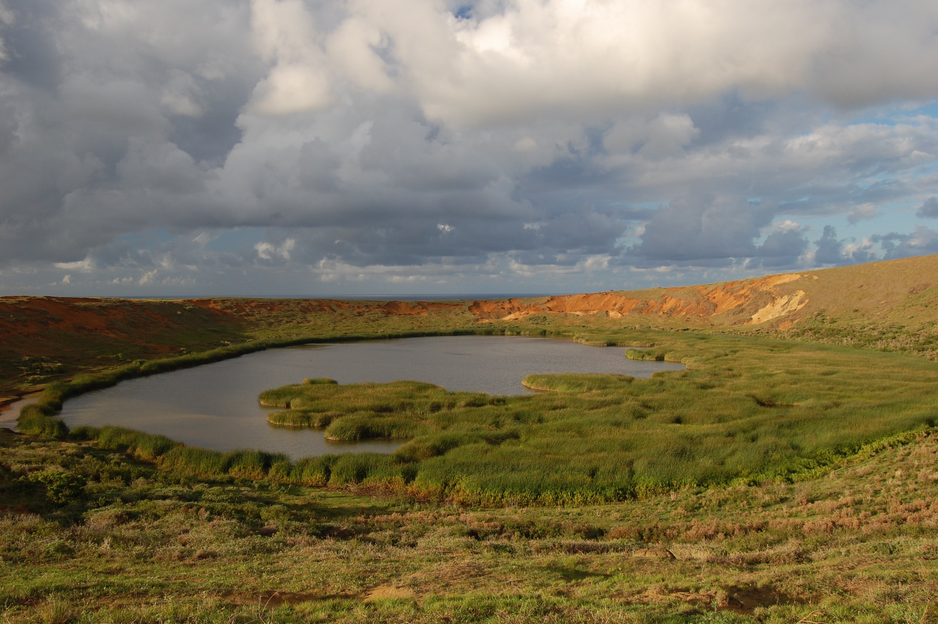 Free download high resolution image - free image free photo free stock image public domain picture -A crater lake and marshland in a volcanic cone