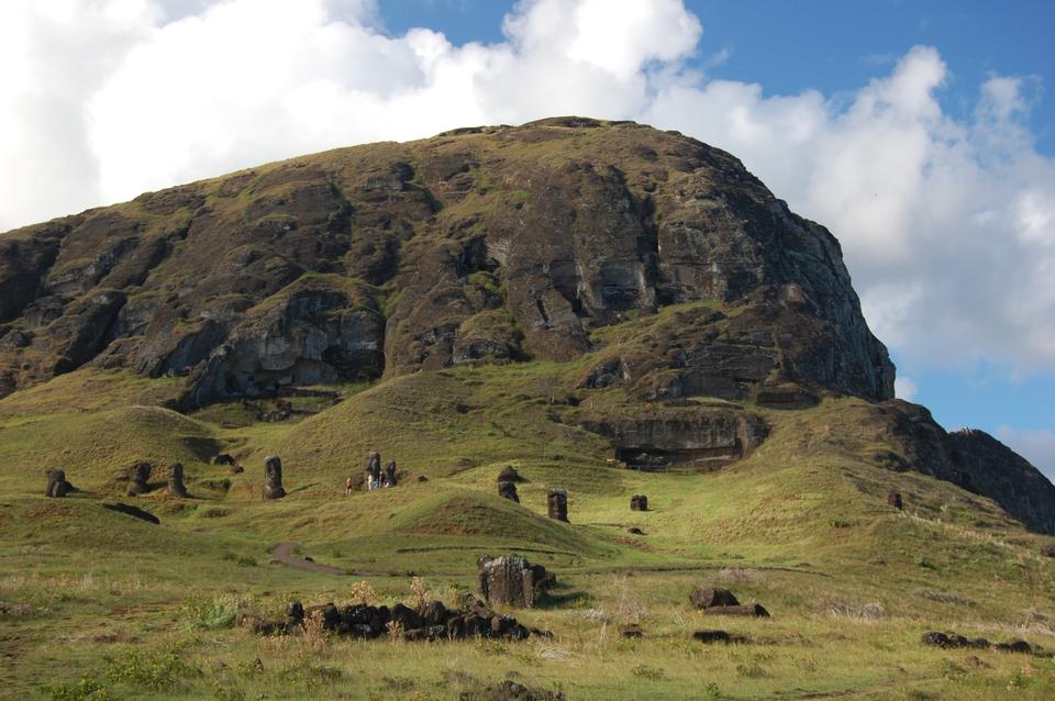 Free download high resolution image - free image free photo free stock image public domain picture  Moai at the Rano Raraku quarry, remnants