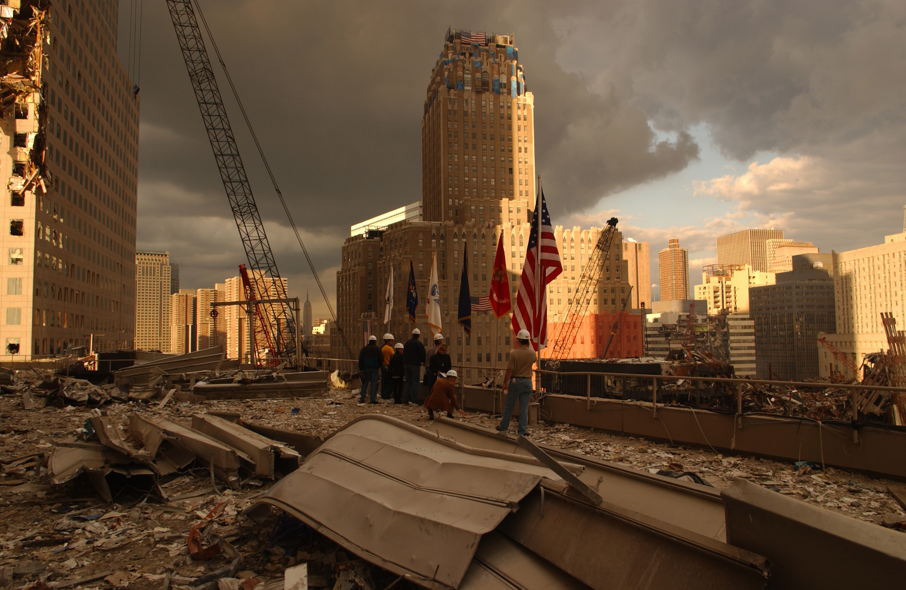 Free download high resolution image - free image free photo free stock image public domain picture -Debris on surrounding roofs at the site of the World Trade Center