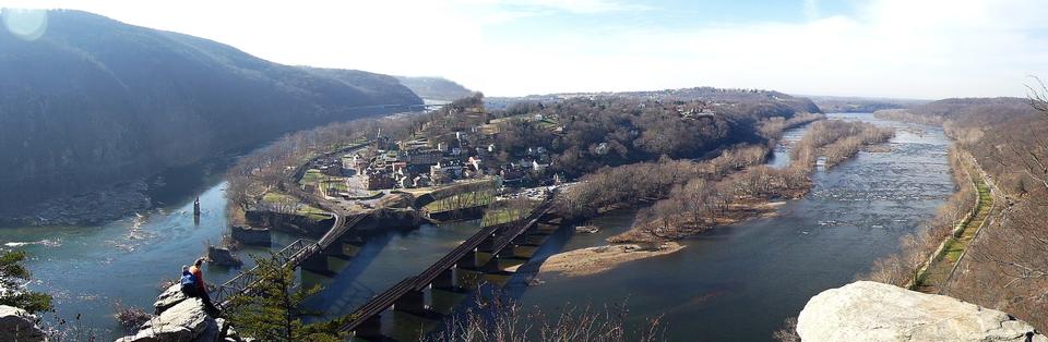 Free download high resolution image - free image free photo free stock image public domain picture  Harpers Ferry, West Virginia Panoramic View