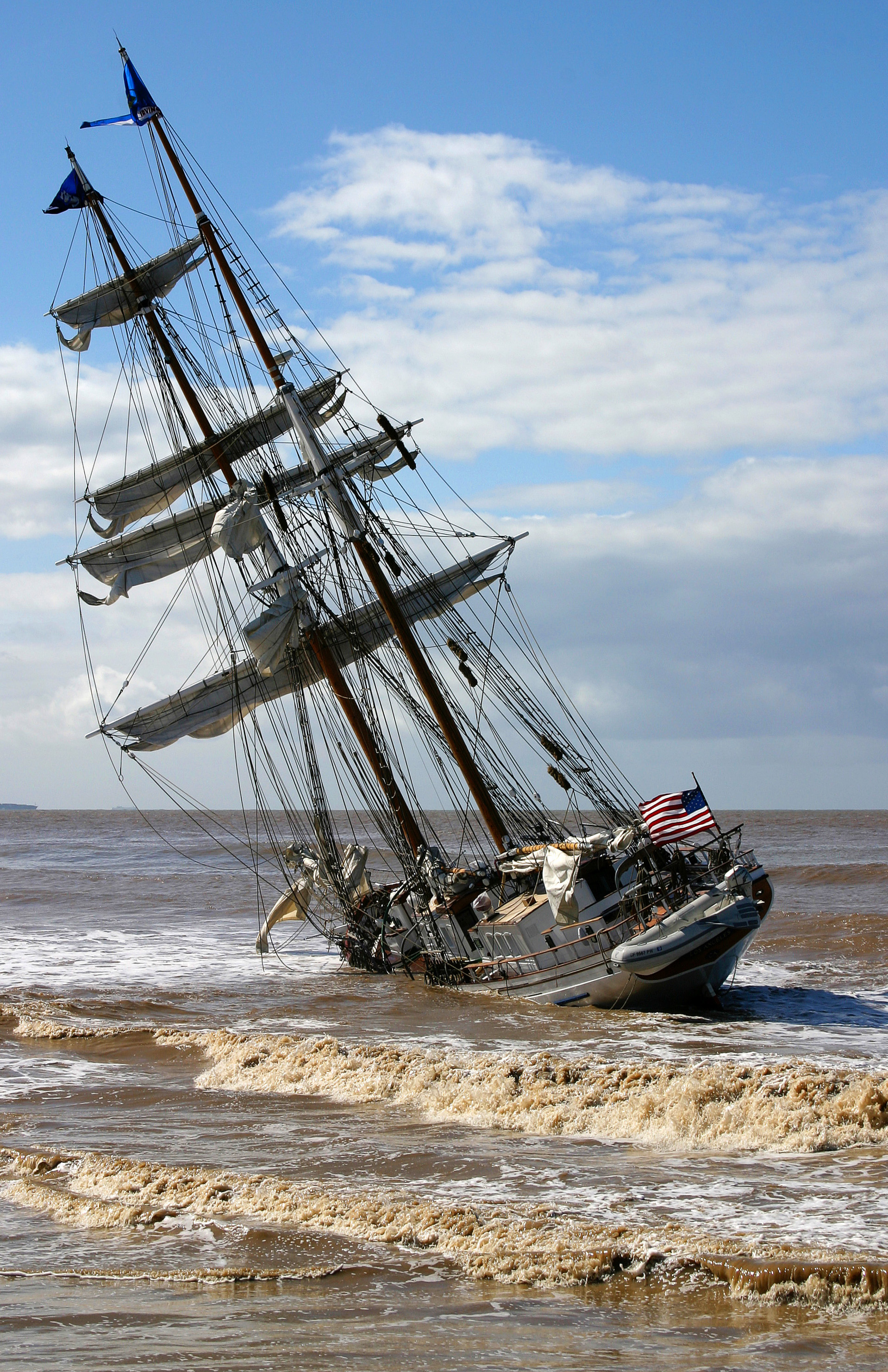 Free download high resolution image - free image free photo free stock image public domain picture -The tall ship Irving Johnson lies hard aground