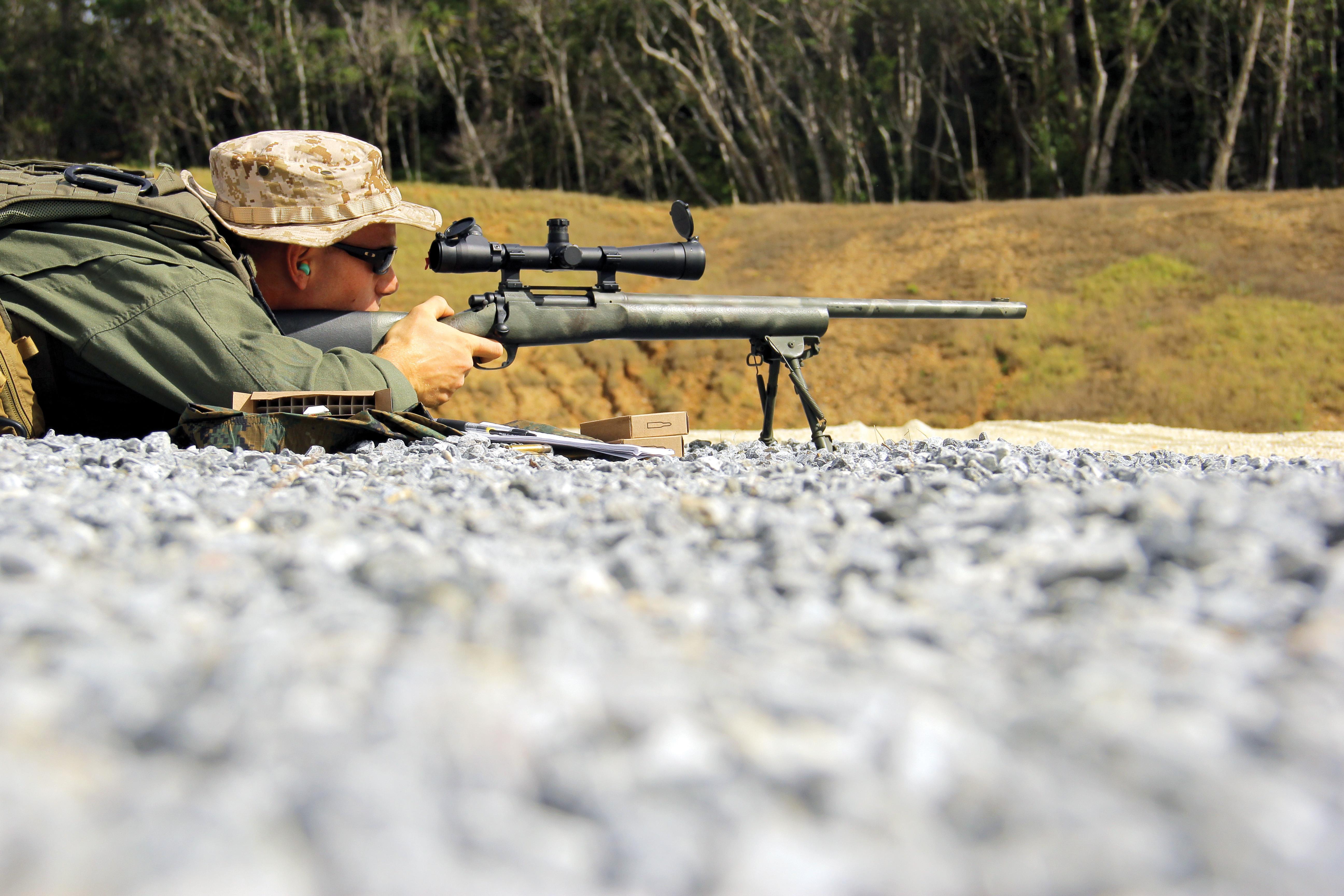 Free download high resolution image - free image free photo free stock image public domain picture -A. Biggs prepares to fire the M24 sniper weapon system