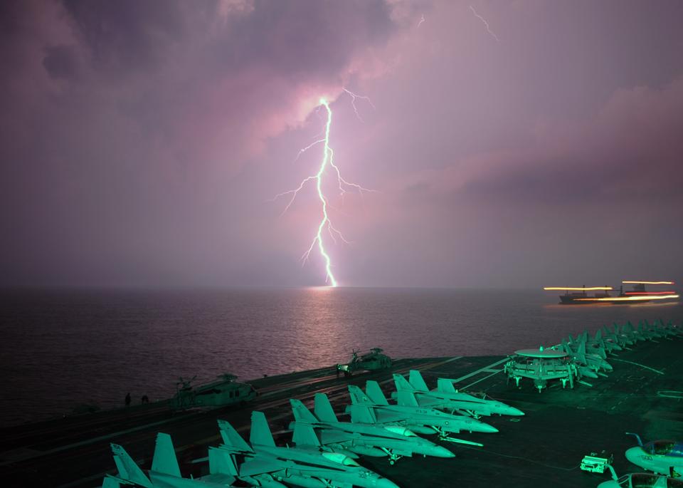 Free download high resolution image - free image free photo free stock image public domain picture  Thunderstorm and lightnings in night over a lake