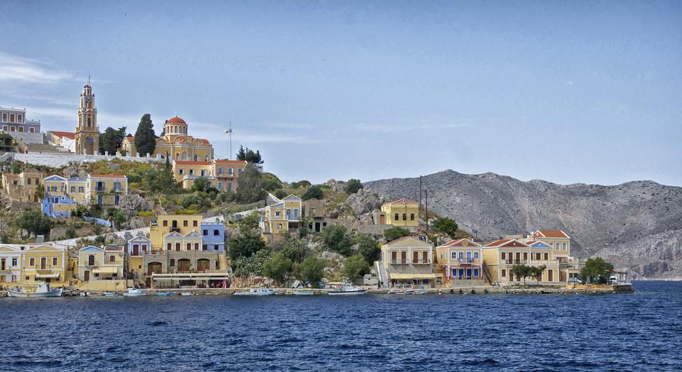 Free download high resolution image - free image free photo free stock image public domain picture  the harbour of Symi, Symi island, Greece