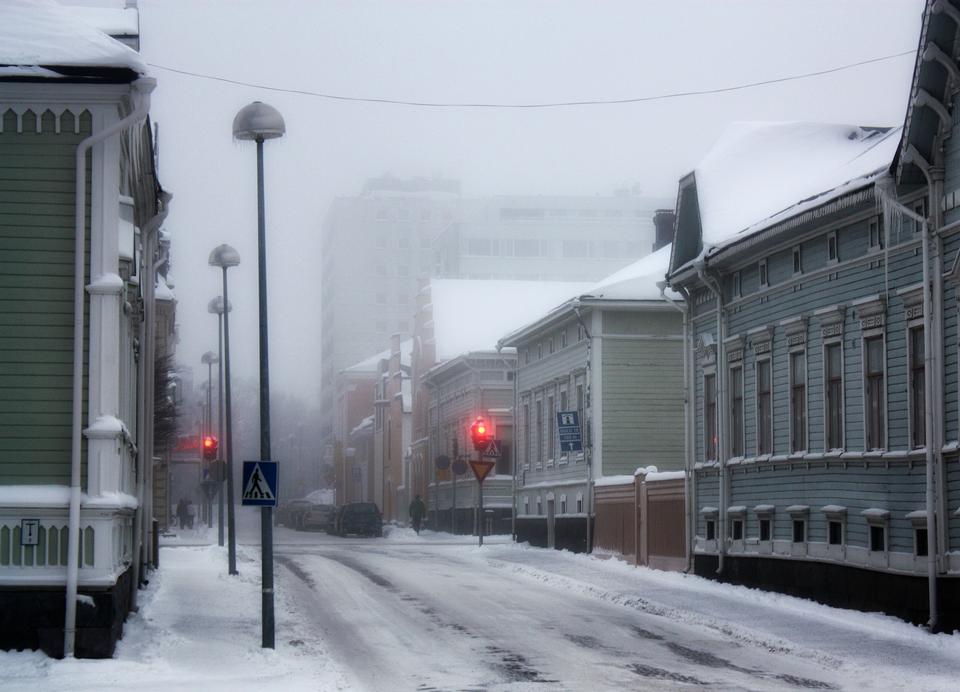 Free download high resolution image - free image free photo free stock image public domain picture  Night town in winter Oulu Finland