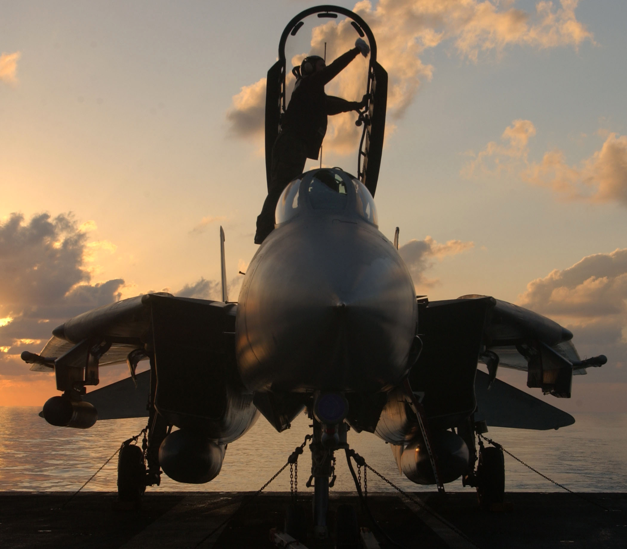 Free download high resolution image - free image free photo free stock image public domain picture -A crew member cleans a canopy on an F-14 Tomcat