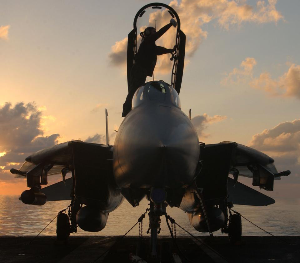 Free download high resolution image - free image free photo free stock image public domain picture  A crew member cleans a canopy on an F-14 Tomcat