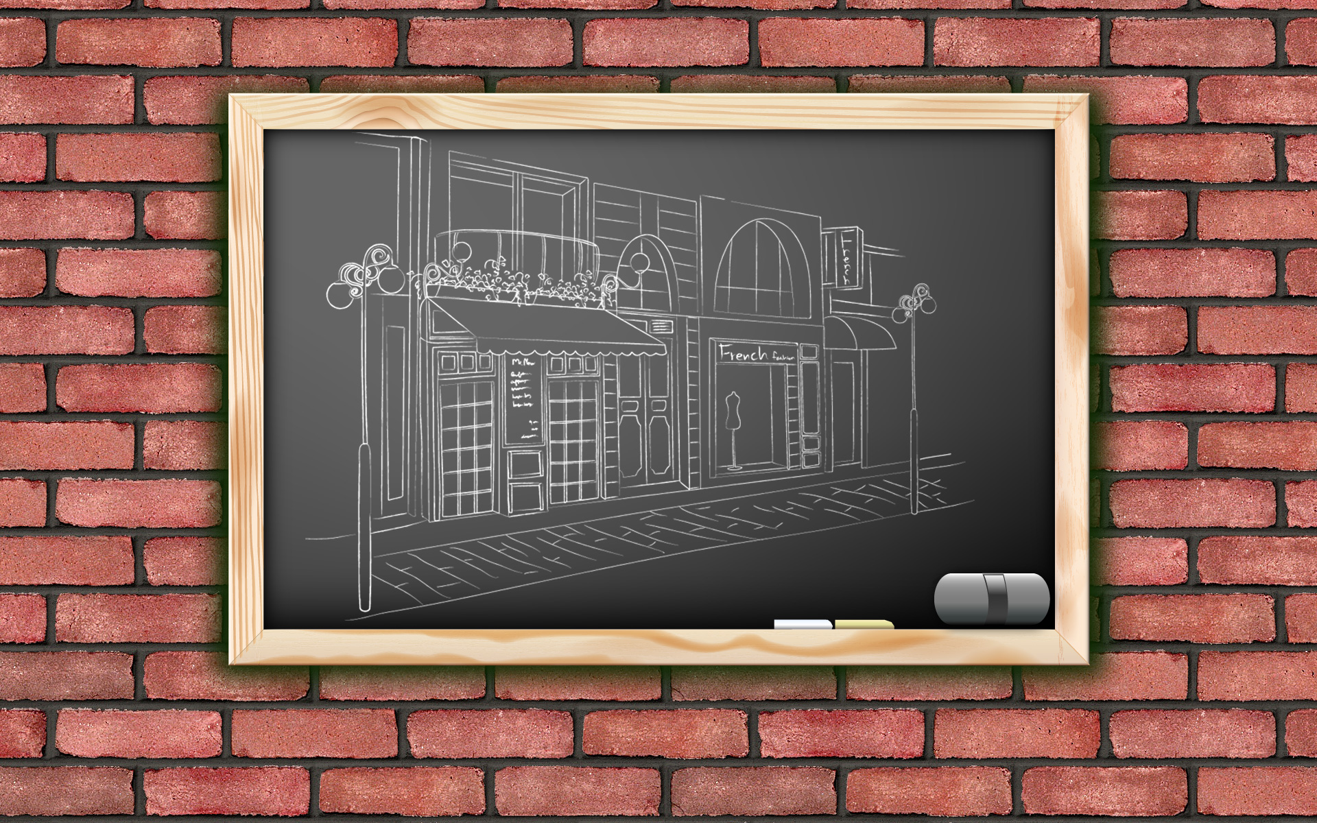 Free download high resolution image - free image free photo free stock image public domain picture -Drawing of street on blackboard