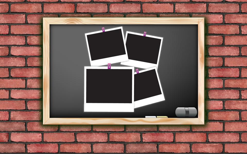 Free download high resolution image - free image free photo free stock image public domain picture  Realistic illustration school blackboard with marked photo frame