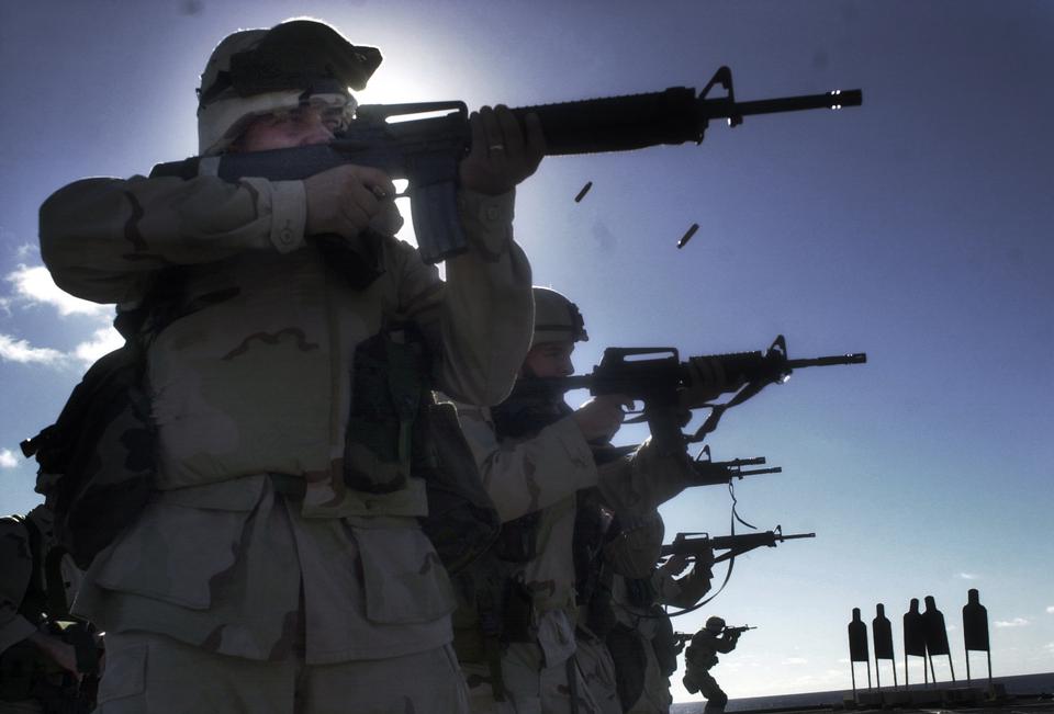 Free download high resolution image - free image free photo free stock image public domain picture  Marines practice live fire exercises on the fantail of the Mount