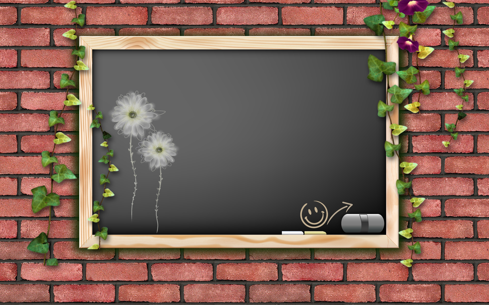 Free download high resolution image - free image free photo free stock image public domain picture -brick wall on a blackboard. Vector illustration.